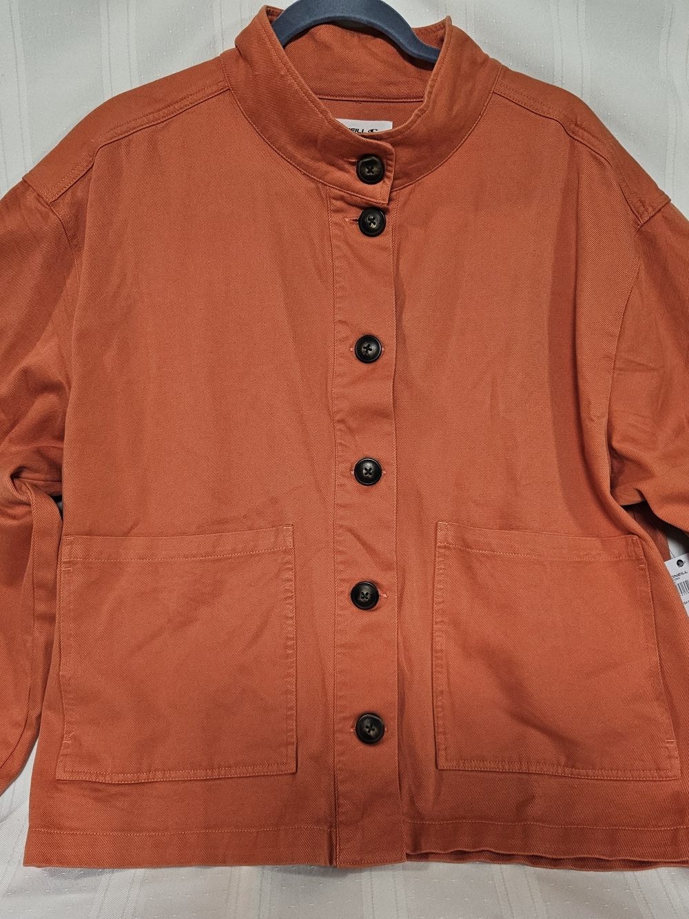 O'Neill Utility Orange Collared Jacket - Picture 2 of 3